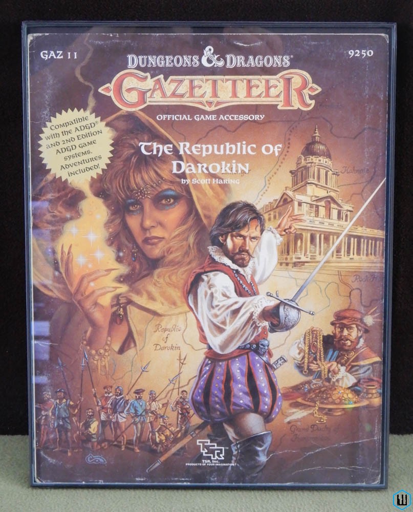 Image for Framed RPG Cover Art: Gazetteer Republic of Darokin Dungeons & Dragons TSR