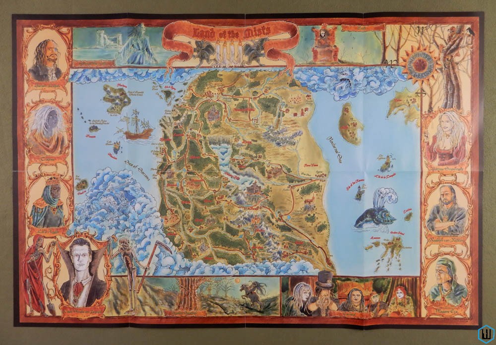 Land of the Mists promo poster RARE Ravenloft Robert Lazzaretti art
