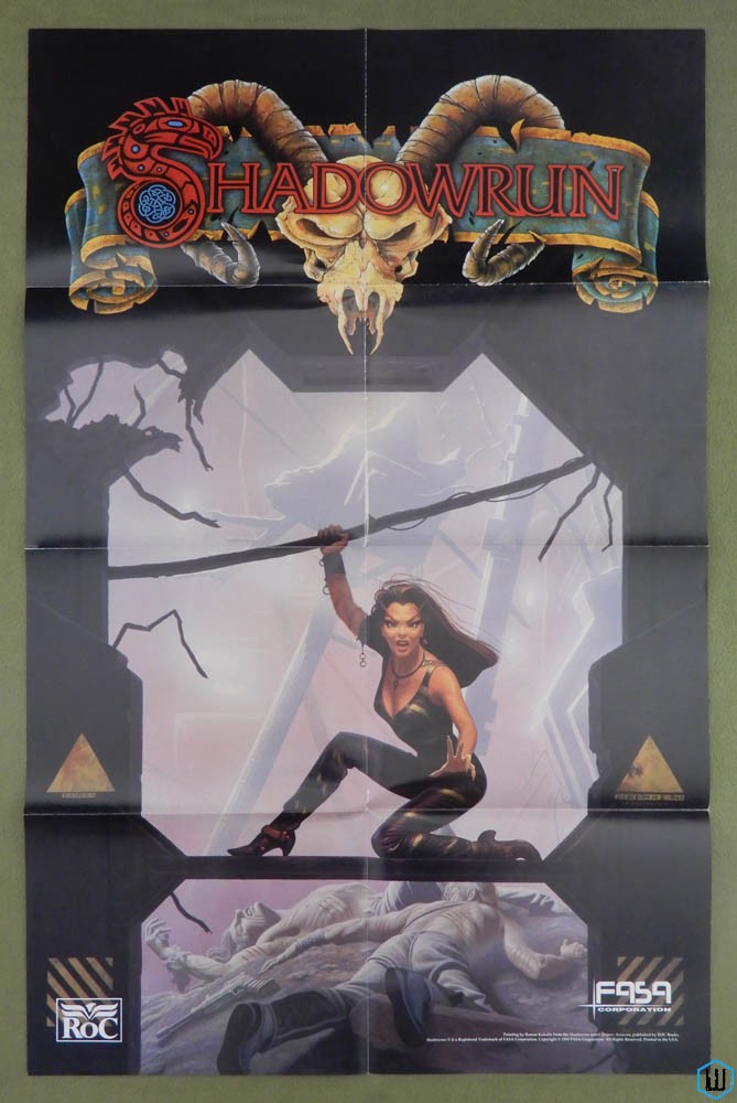 Shadowrun Poster: Striper Assassin (Romas Kukalis 1993)