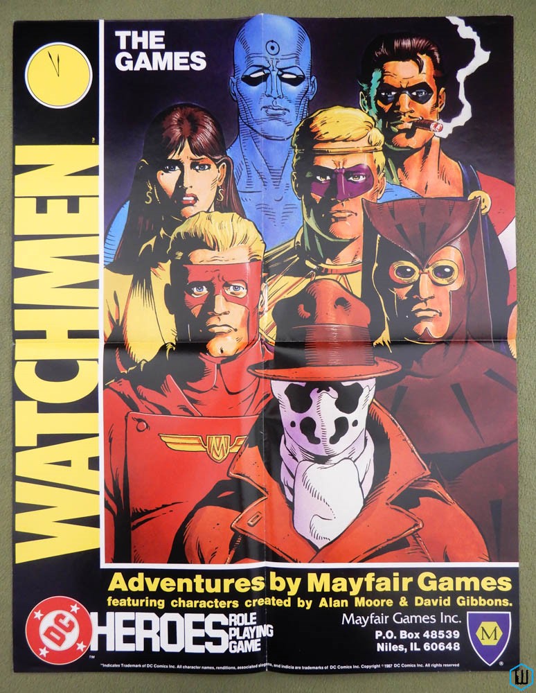 Image for WATCHMEN POSTER: DC Heroes RPG Promo Retailer Poster