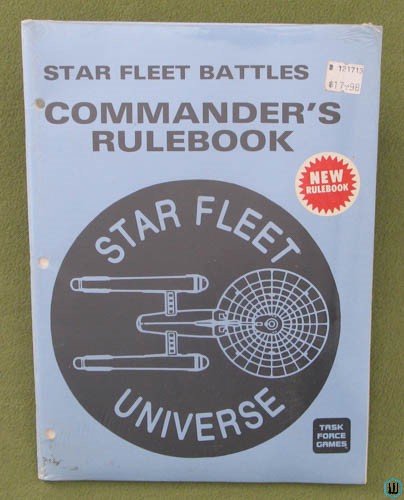 Image for Star Fleet Battles Commander's Rulebook (Star Fleet Universe) New Shrinkwrap