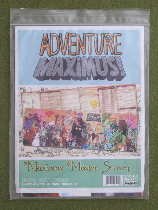Image for Adventure Maximus! Master Screen