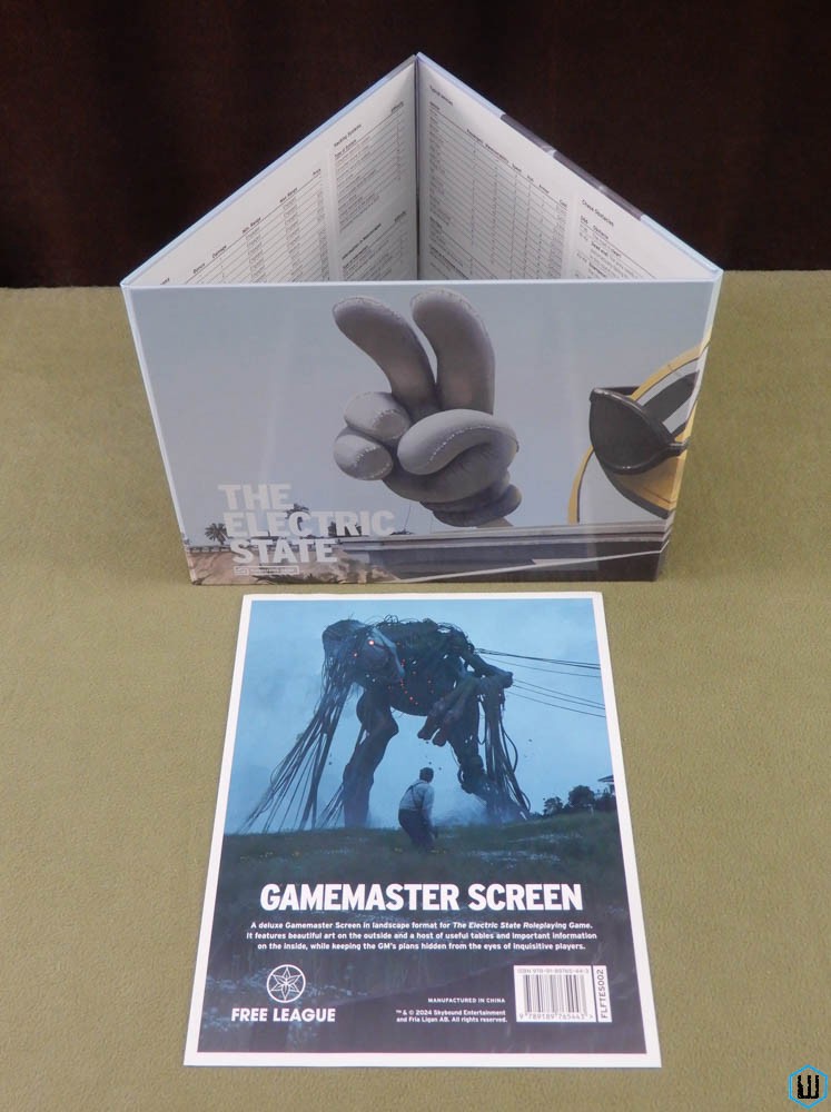Gamemaster GM Screen (The Electric State Roleplaying Game RPG)
