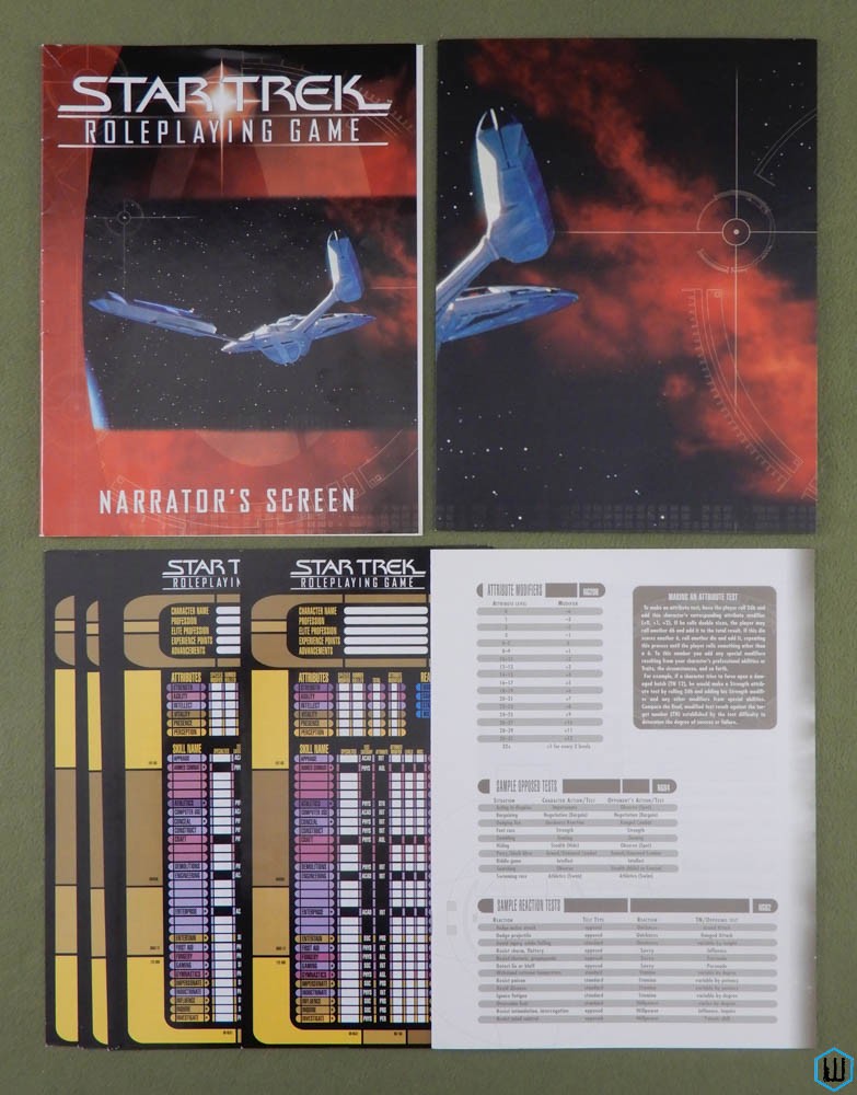 Narrator's Screen (Star Trek Roleplaying Game RPG)