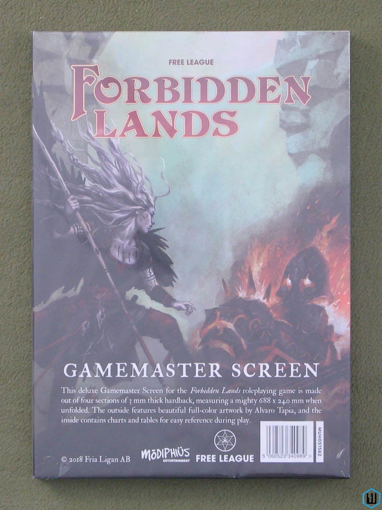 Gamemaster GM Screen (Forbidden Lands RPG)