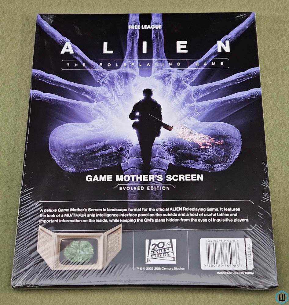 Game Mother's Screen, Evolved Edition (ALIEN Roleplaying RPG) GM Free League FLFALE022