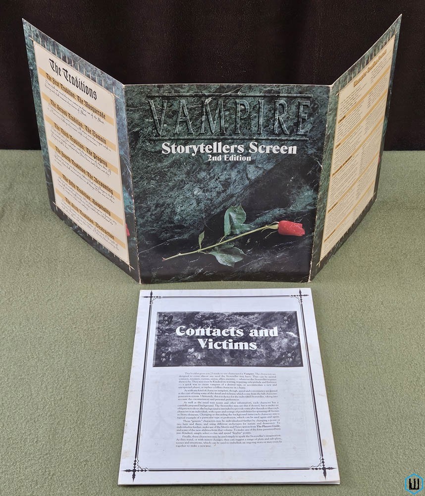 Vampire Storytellers Screen (2nd Edition) RPG GM White Wolf WW 2003