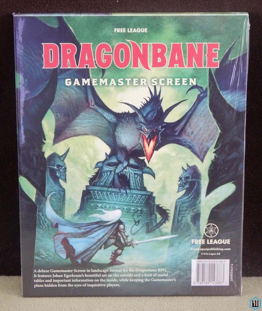 Dragonbane Rpg Gamemaster Gm Screen 