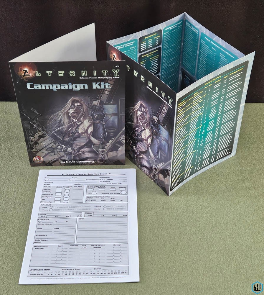 Campaign Kit (Alternity Science Fiction RPG: GM Screen + Forms booklet) TSR 2808