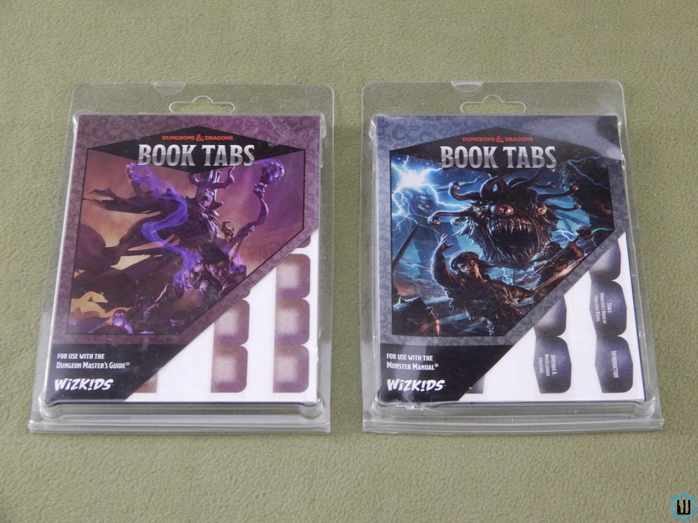 BOOK TABS: Dungeons Dragons Monster Manual Dungeon Master Guide 5e 5th