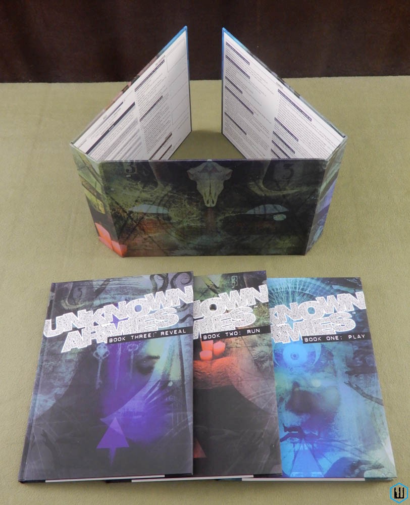 Unknown Armies 3rd Deluxe Edition Books 1 2 3 in GM Screen Slipcase
