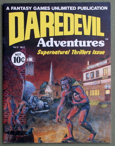 Image for Daredevils RPG Adventures 3: Supernatural Thrillers
