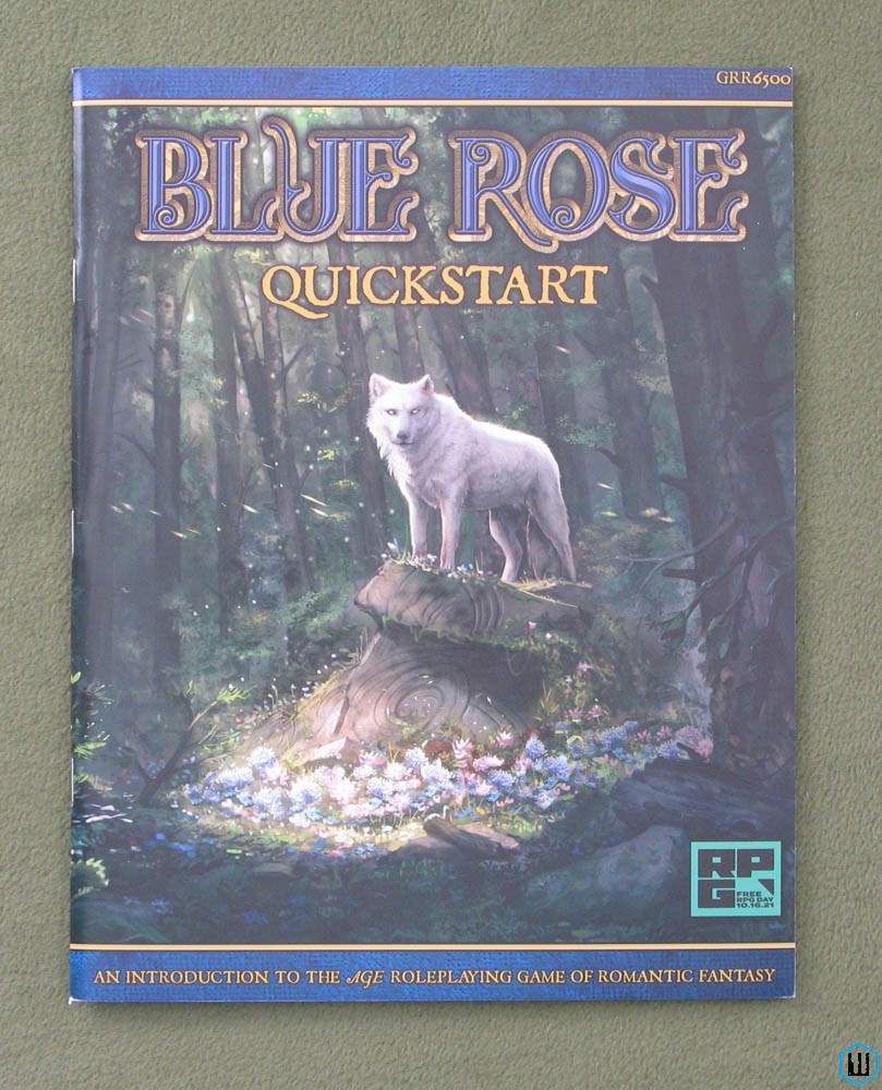 Image for Blue Rose Quickstart FREE RPG DAY 2021 Romantic Fantasy Green Ronin