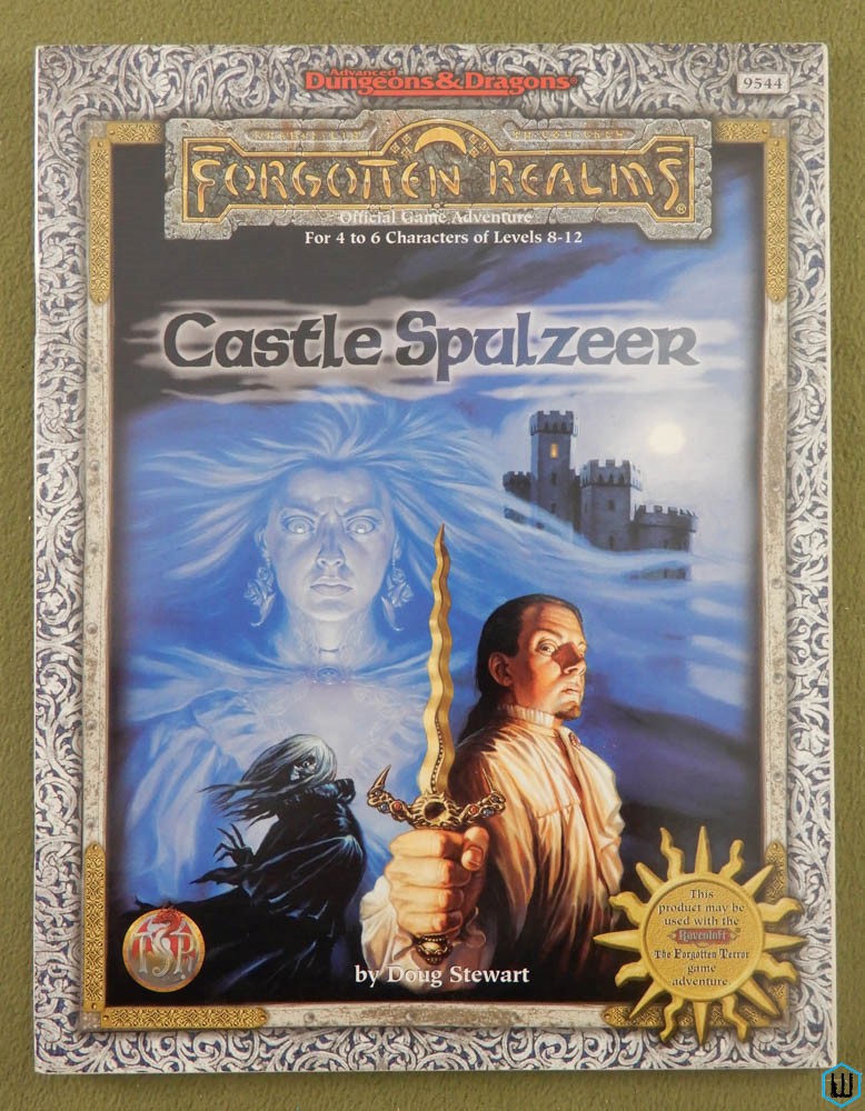 Castle Spulzeer (Advanced Dungeons Dragons Forgotten Realms Ravenloft) Original