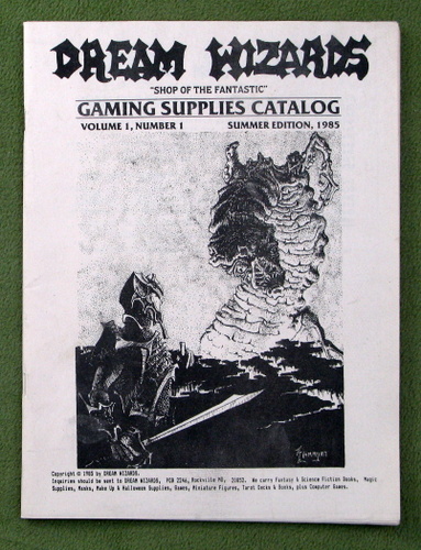 Image for Dream Wizards Gaming Supplies Catalog (Summer 1985)