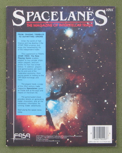 Image for Spacelanes: Magazine of Interstellar Trade (Star Trek RPG)