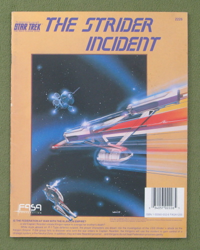 Image for Strider Incident (Star Trek RPG)