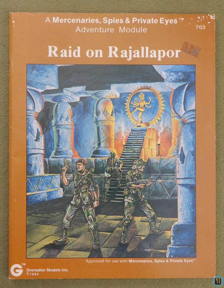 Raid on Rajallapor (Mercenaries, Spies, and Private Eyes RPG)