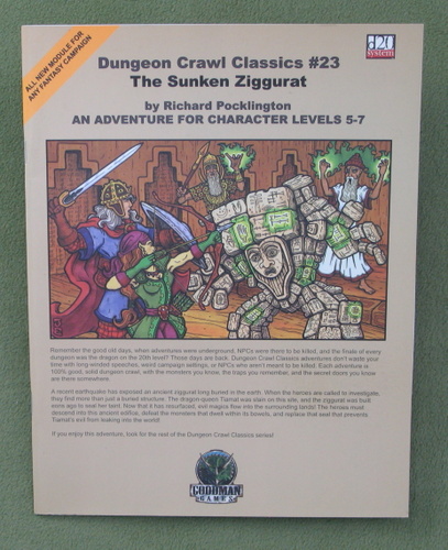 Image for The Sunken Ziggurat (Dungeon Crawl Classics 23)