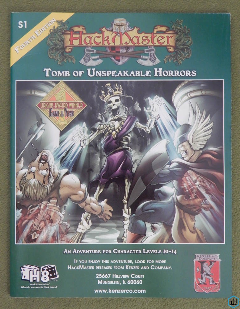 Tomb of Unspeakable Horrors (HackMaster Adventure S1)