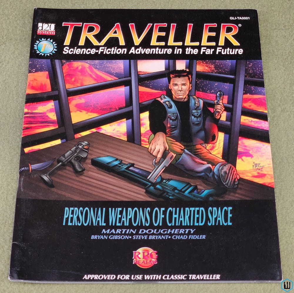 Personal Weapons of Charted Space (Traveller T20 RPG) Quiklink QLI 0001