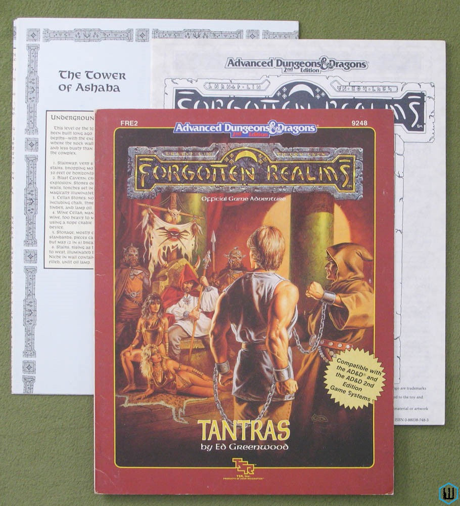 Tantras (advanced Dungeons & Dragons Forgotten Realms Fre2) W Poster Map