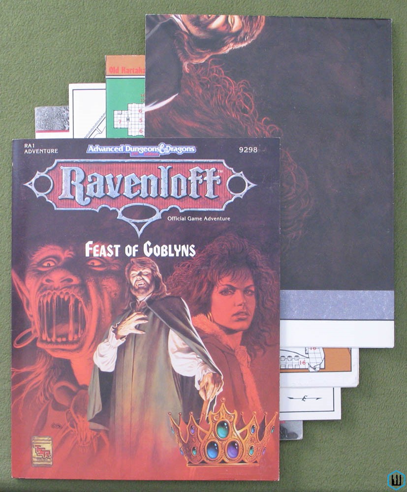 Image for Feast of Goblyns (Advanced Dungeons Dragons Ravenloft RA1) w Map & Poster!