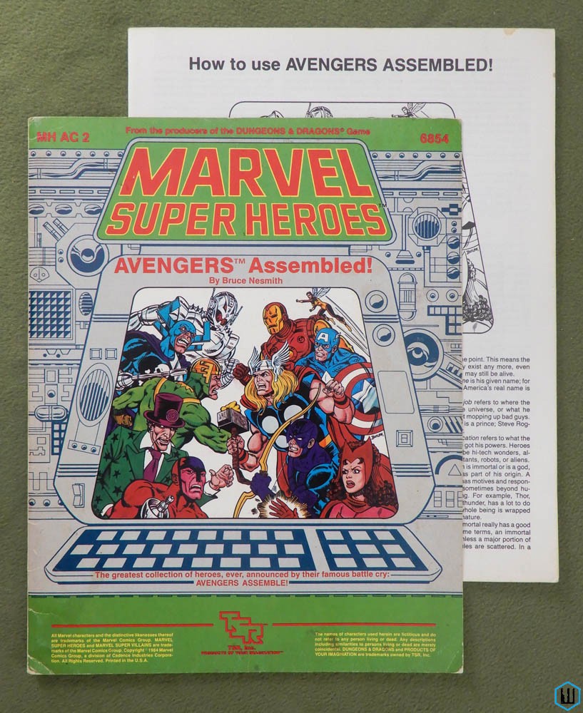 Marvel Pg Thunder Over Jotunheim (Marvel Super Heroes RPG module MH6)