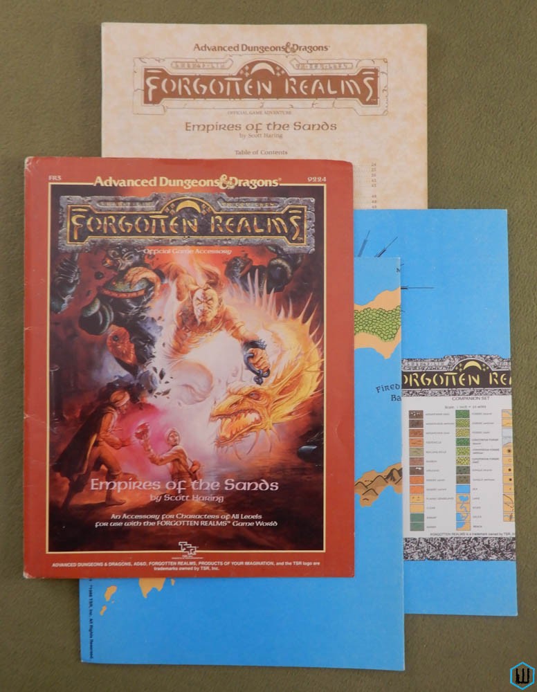 Empires of the Sands (Advanced Dungeons Dragons Forgotten Realms FR3) w MAPS
