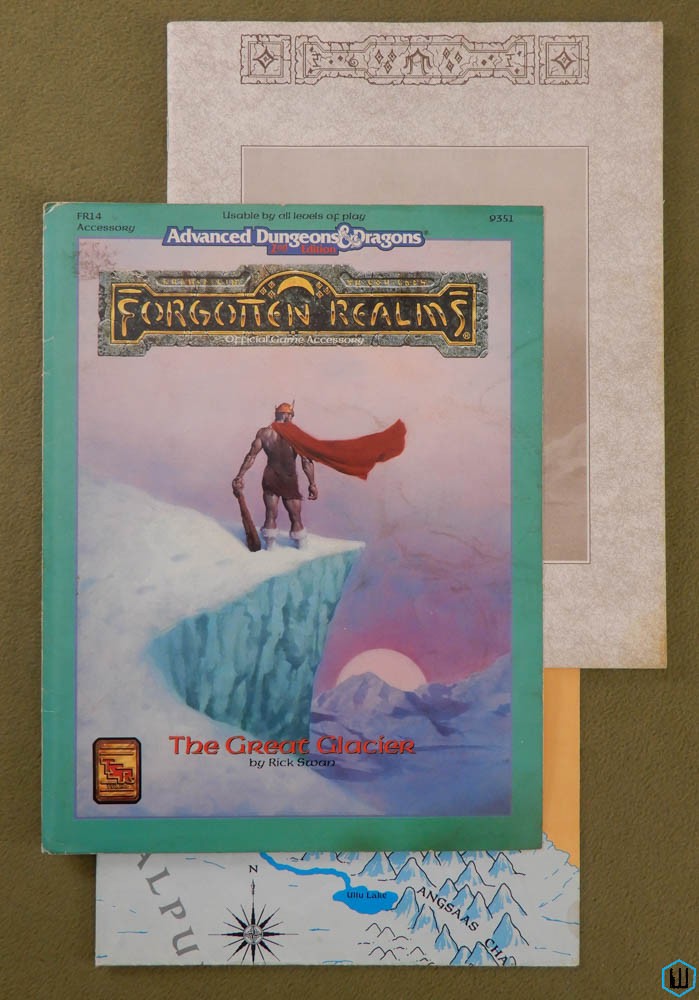 The Great Glacier (Dungeons Dragons Forgotten Realms FR14) PLAY COPY w MAP