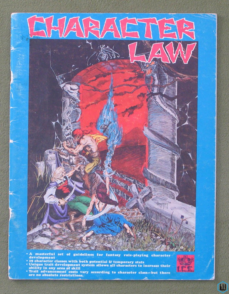 Image for Character Law, 1st Edition (Rolemaster) - PLAY COPY