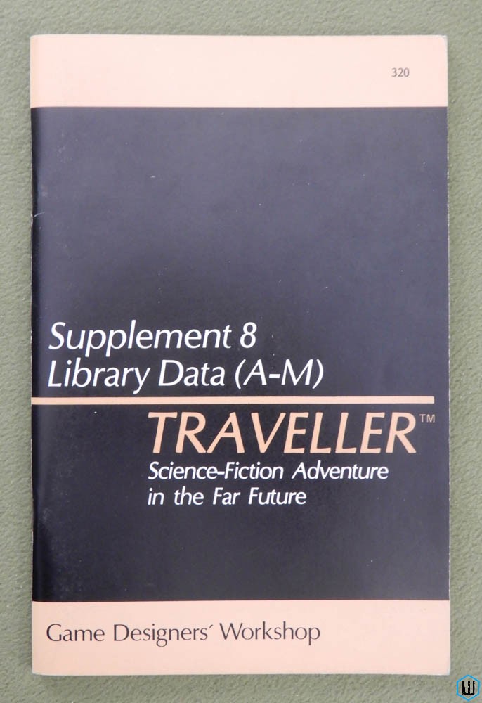 Library Data (A-M): Traveller Supplement 8 - NICE 1ST PRINT