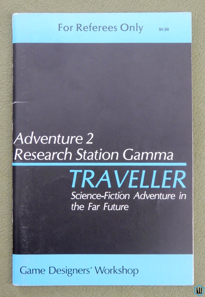 Research Station Gamma (Traveller RPG Adventure 2) - 1ST PRINT