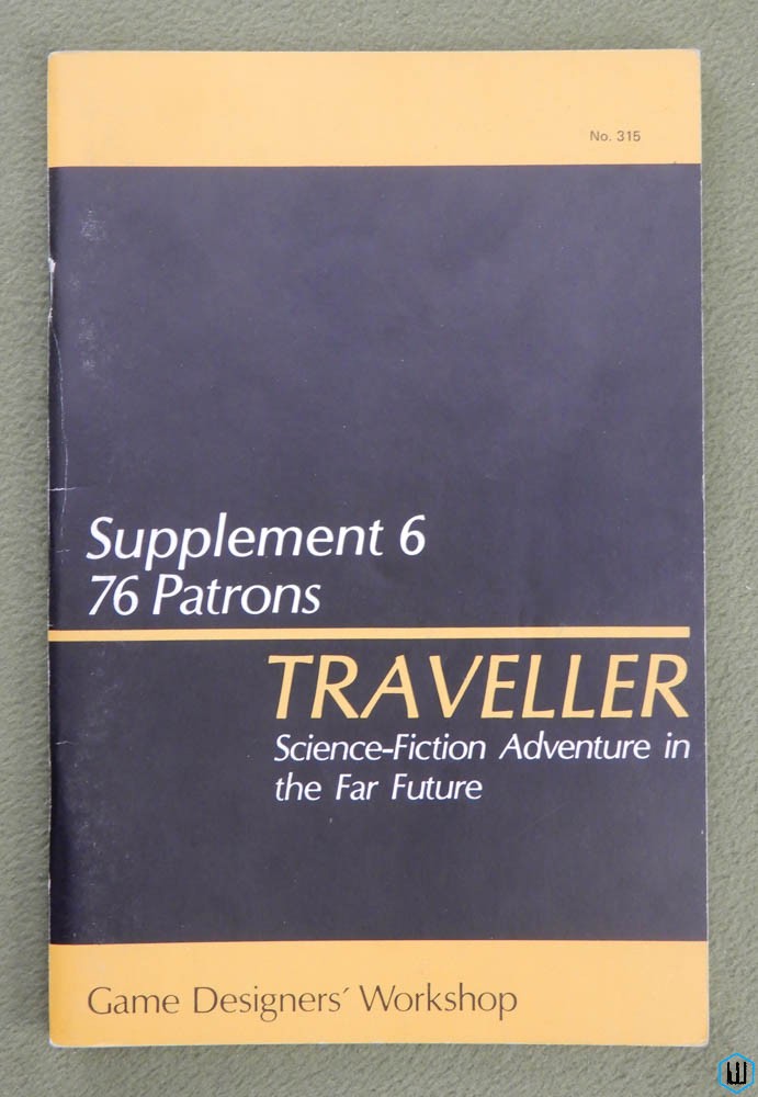 76 Patrons (Traveller RPG Supplement 6) - 1ST PRINT