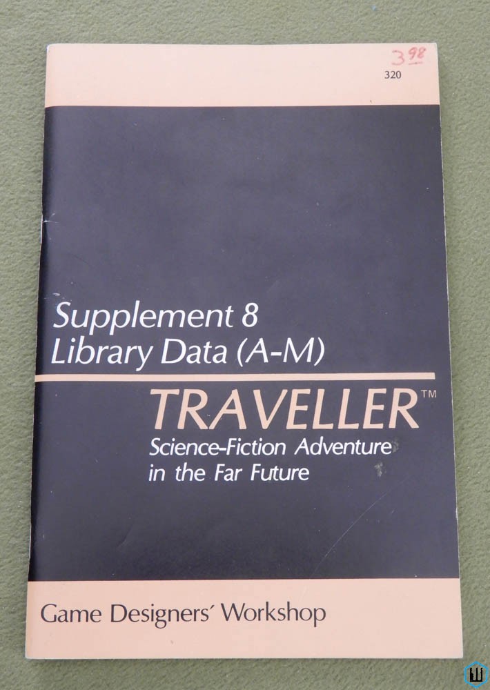 Library Data (A-M): Traveller RPG Supplement 8 - 1ST PRINT