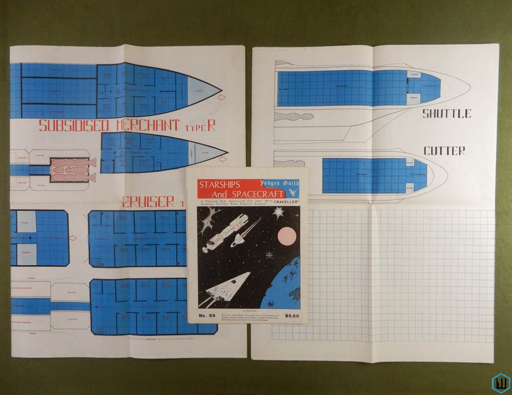 Starships & Spacecraft (Traveller RPG) Deckplans 1st printing