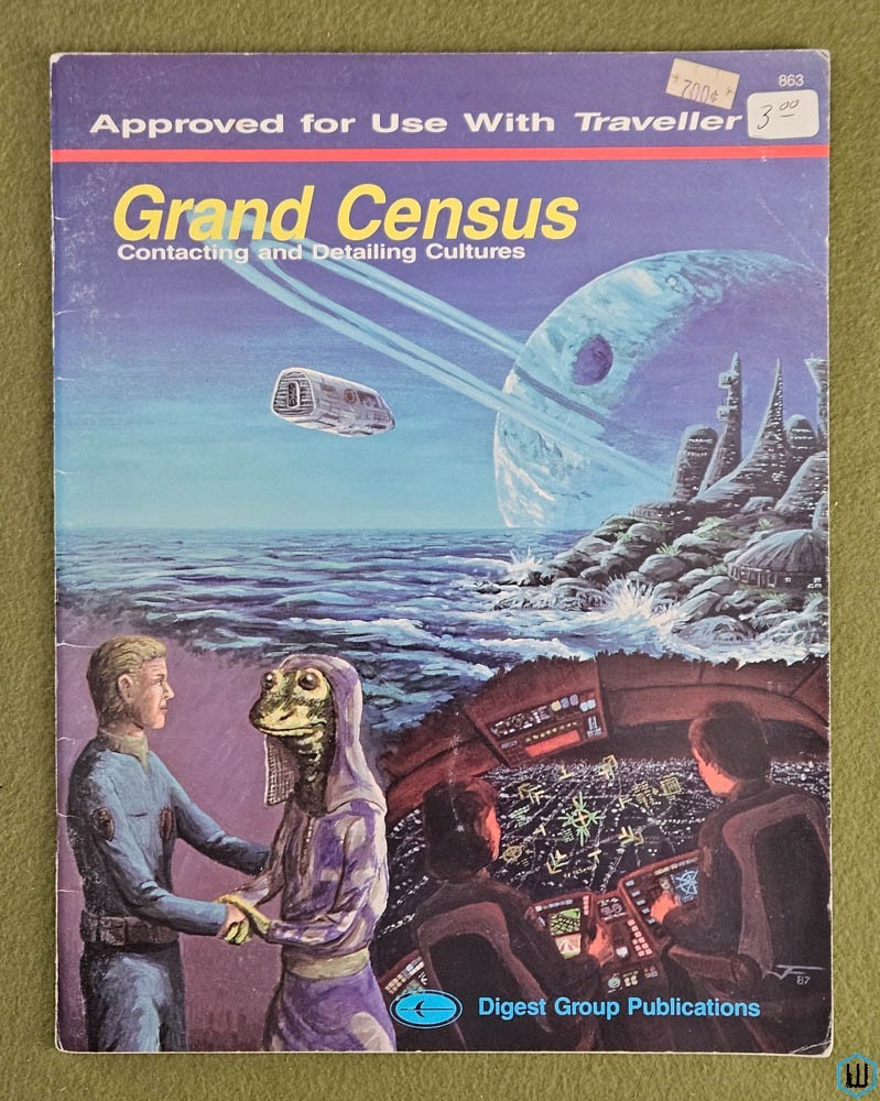 Image for GRAND CENSUS (Traveller Roleplaying Game RPG) Digest Group Publications DGP 863 GRAND CENSUS (Traveller Roleplaying Game RPG) Digest Group Publications DGP 863