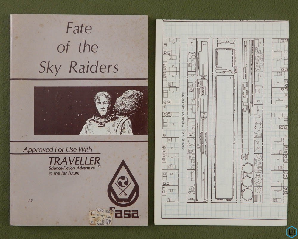 Fate of the Sky Raiders (Traveller RPG) w MAP