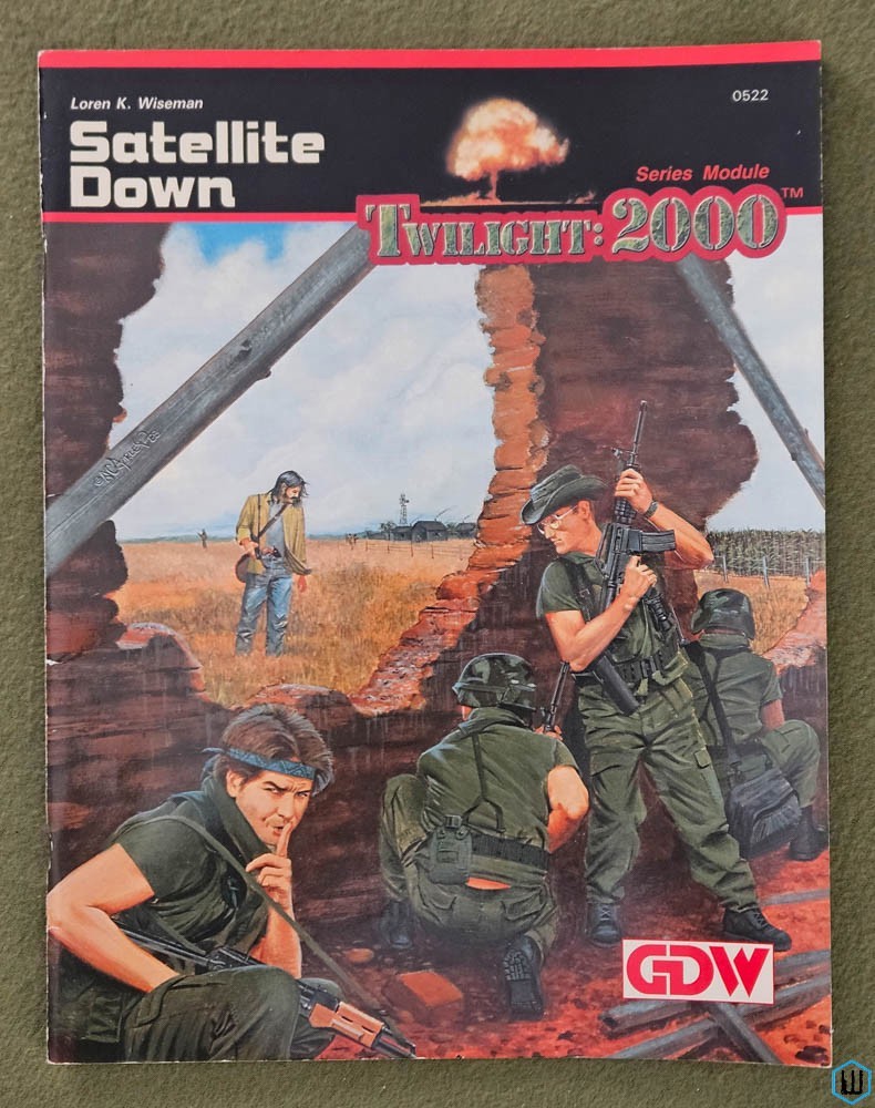 Satellite Down (Twilight 2000 RPG) America Campaign Game Designers Workshop GDW 0522