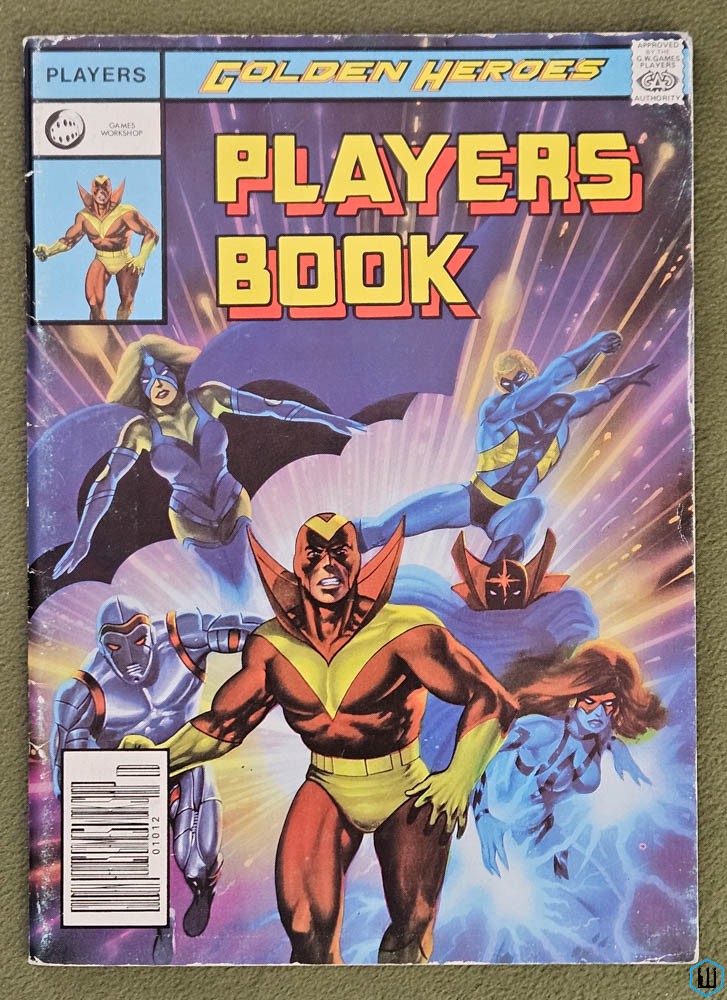 PLAYERS BOOK (Golden Heroes RPG) Games Workshop