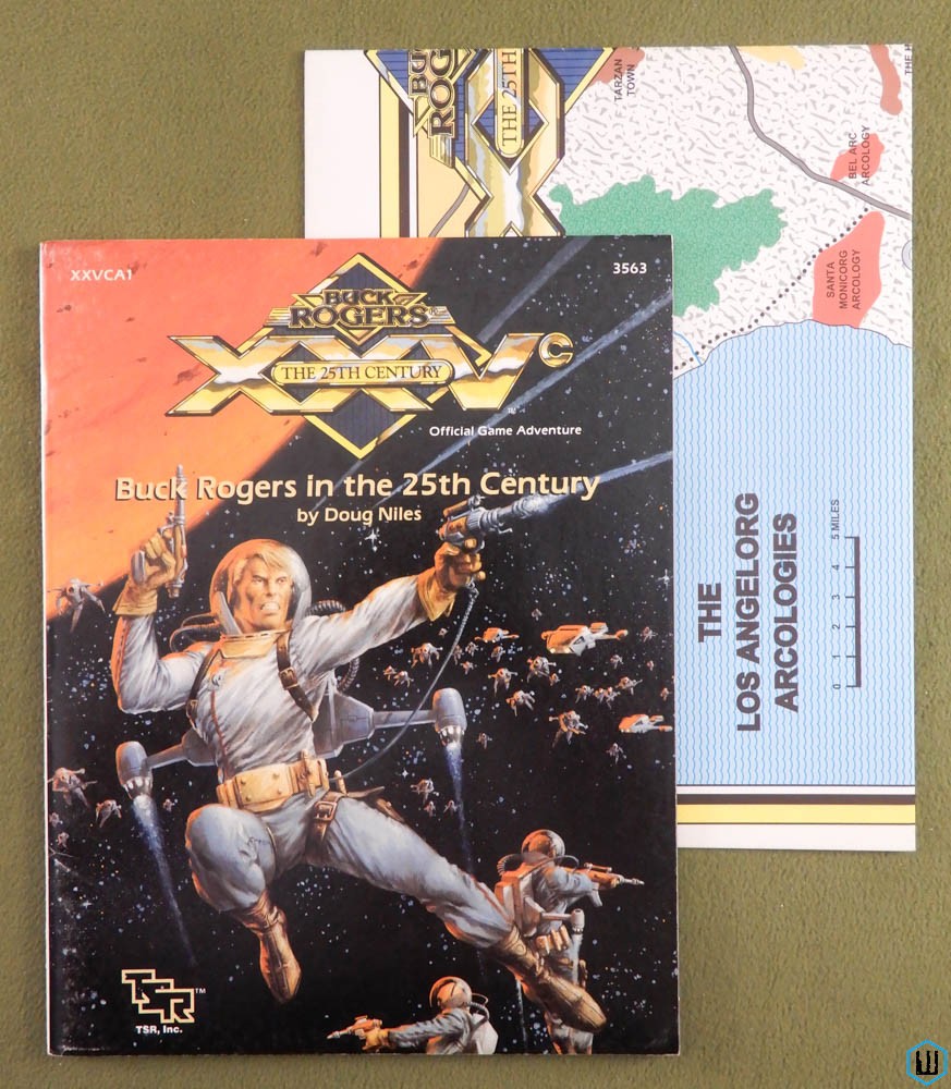 Buck Rogers in the 25th Century (XXVc RPG module XXVCA1) w MAP