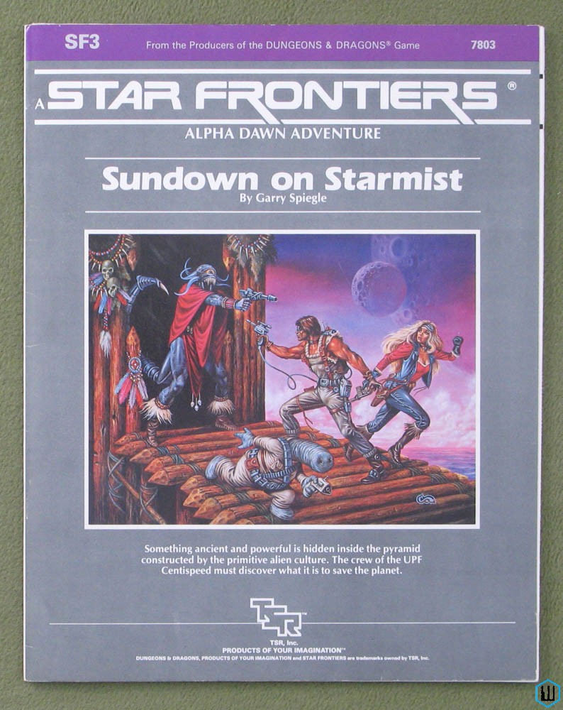 Image for Sundown on Starmist (Star Frontiers RPG Module SF3) Original 1984 edition