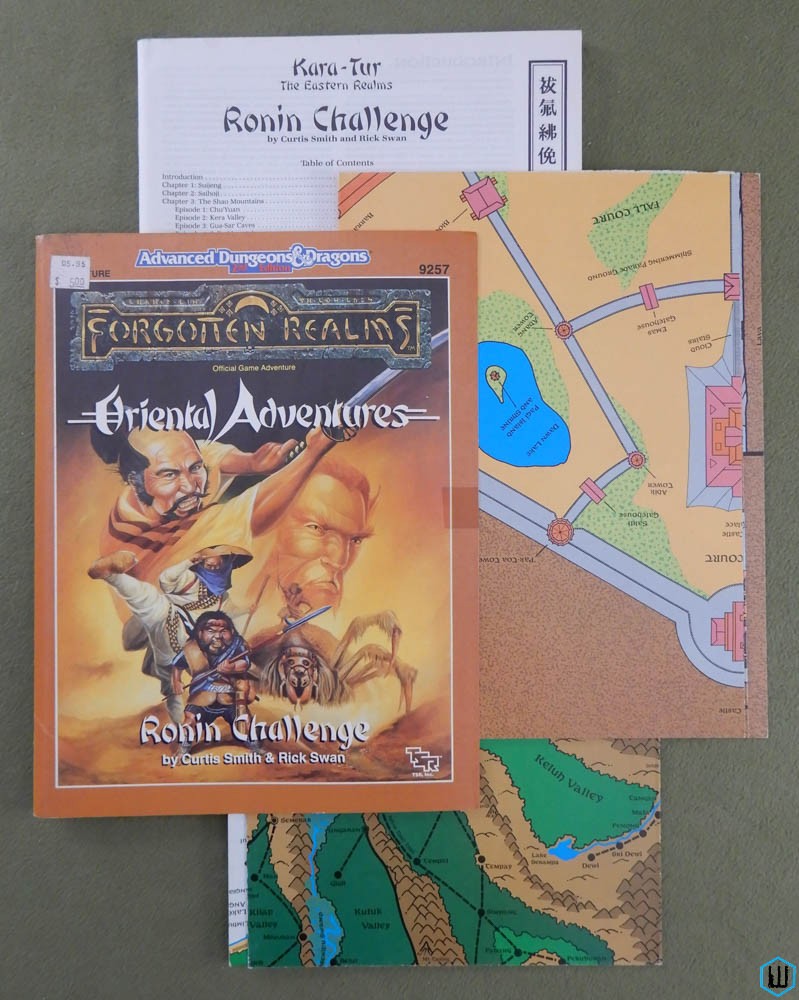 Ronin Challenge (Forgotten Realms Oriental Adventures OA6) w MAPS