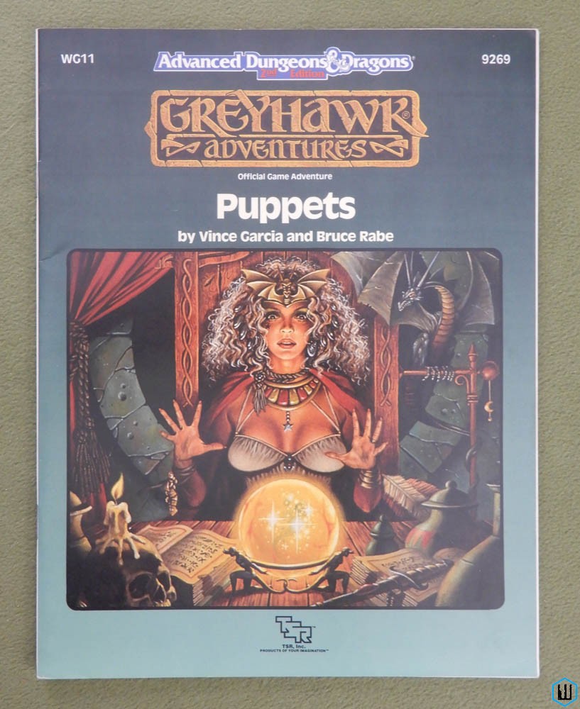 GA Dungeon Guide 四枚セット Puppets (Advanced Dungeons Dragons Greyhawk WG11) Original