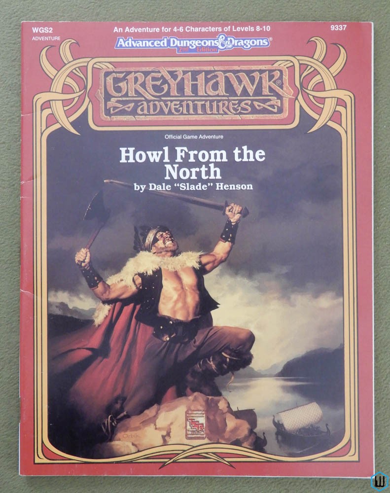 Howl from the North (Dungeons Dragons Greyhawk WGS2) Original 1991 edition