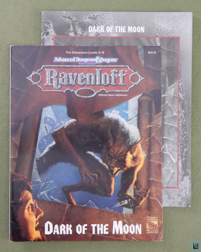 Dark of the Moon (Advanced Dungeons Dragons Ravenloft) Original 1994 edition