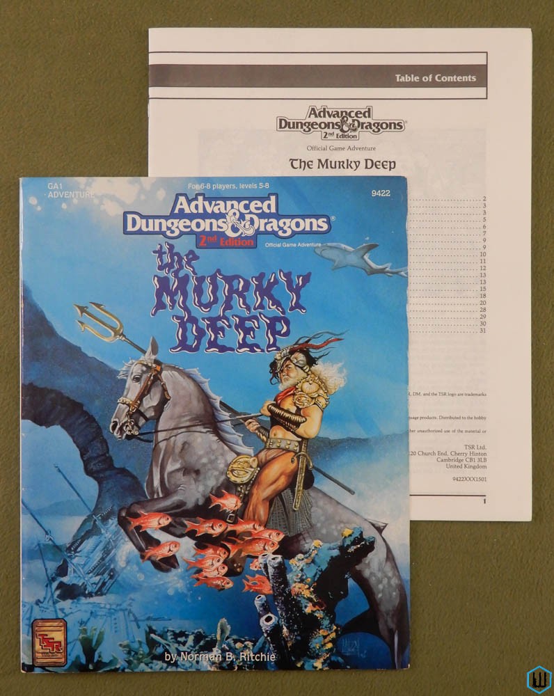 The Murky Deep (Advanced Dungeons & Dragons Module GA1)