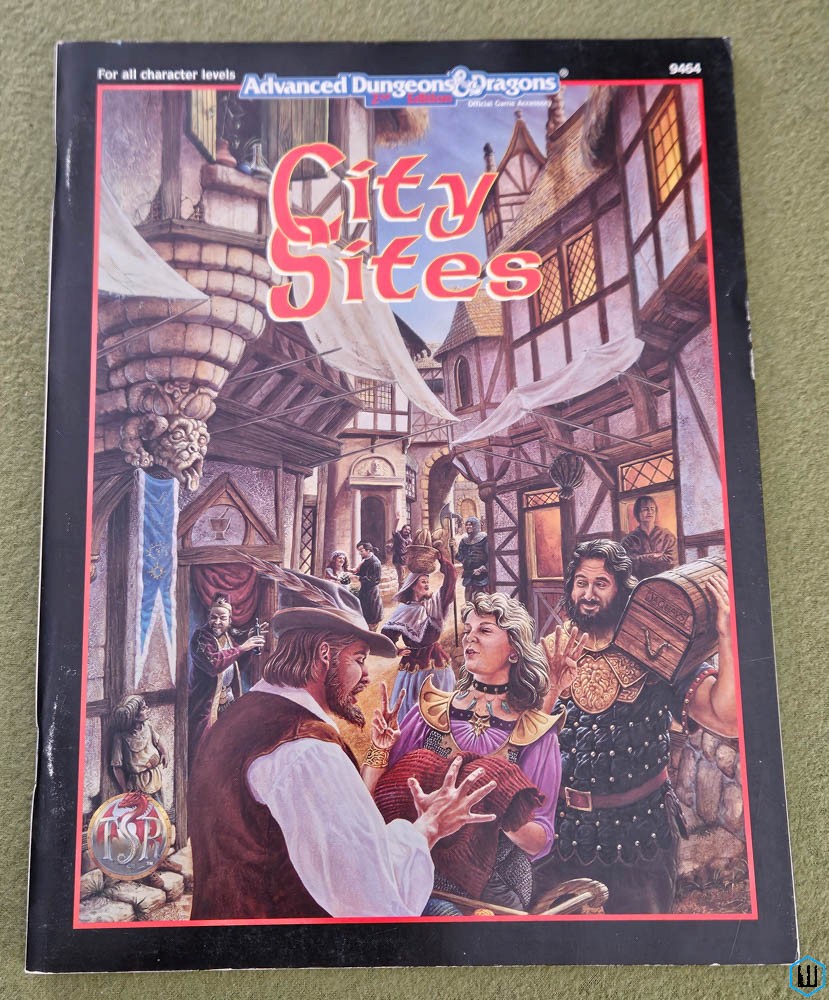 City Sites (Advanced Dungeons & Dragons) Original 1994 edition TSR 9464