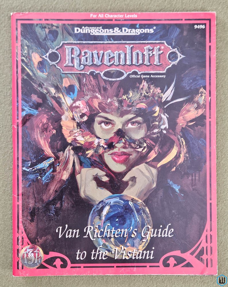 Van Richten's Guide to the Vistani (Dungeons Dragons Ravenloft) Original TSR 9496