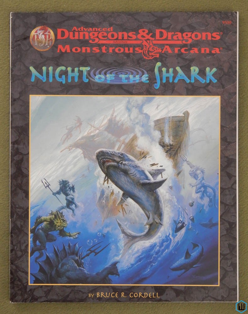 Night of the Shark (Advanced Dungeons Dragons Monstrous Arcana) Original 1997